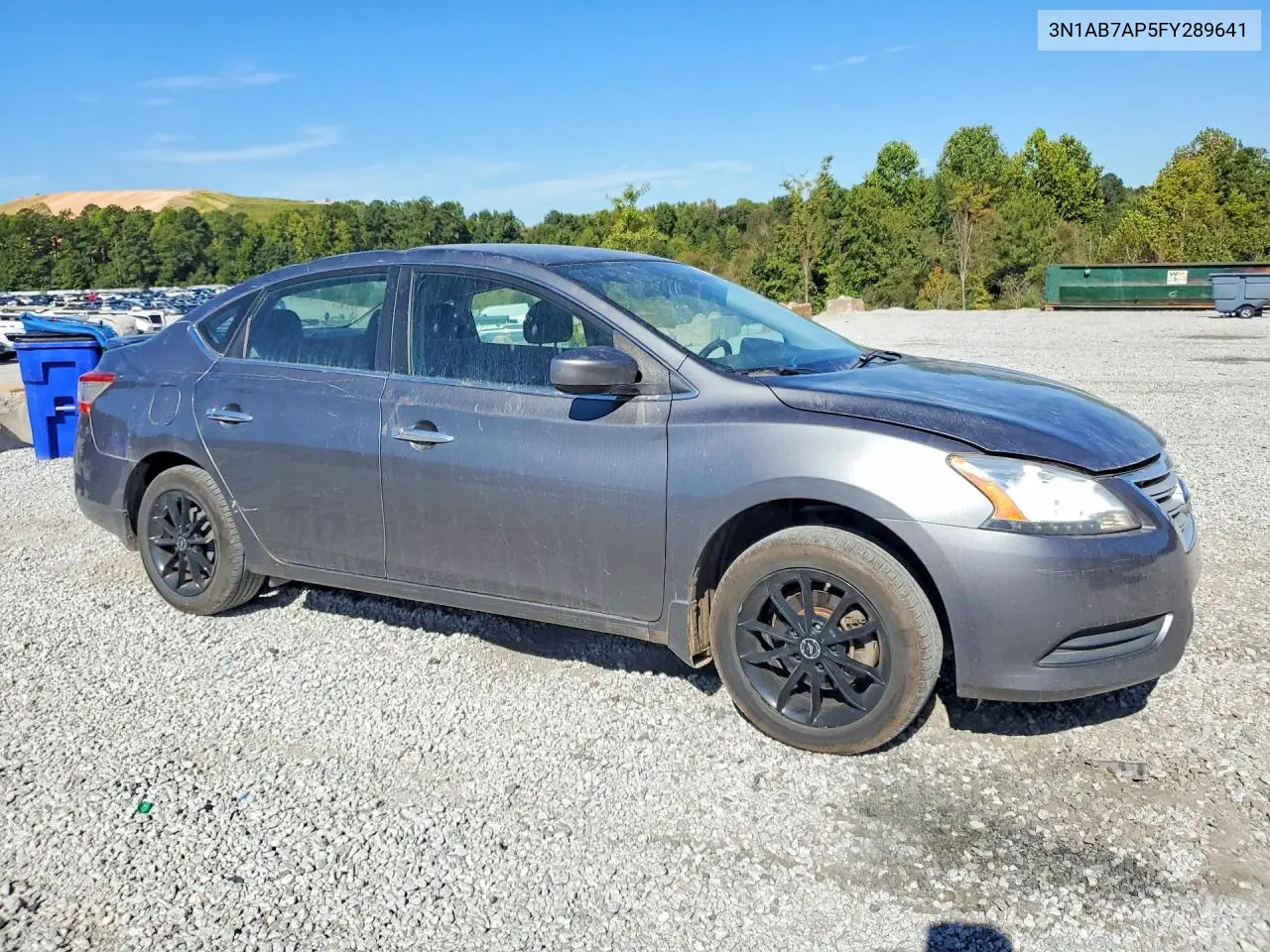 2015 NISSAN SENTRA VIN 3N1AB7AP5FY289641 — фото 4