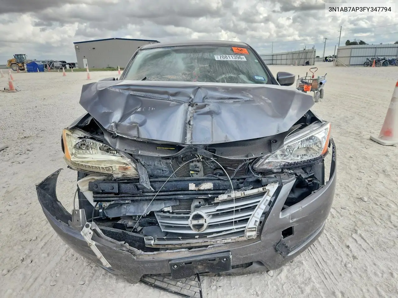 2015 NISSAN SENTRA VIN 3N1AB7AP3FY347794 — фото 5