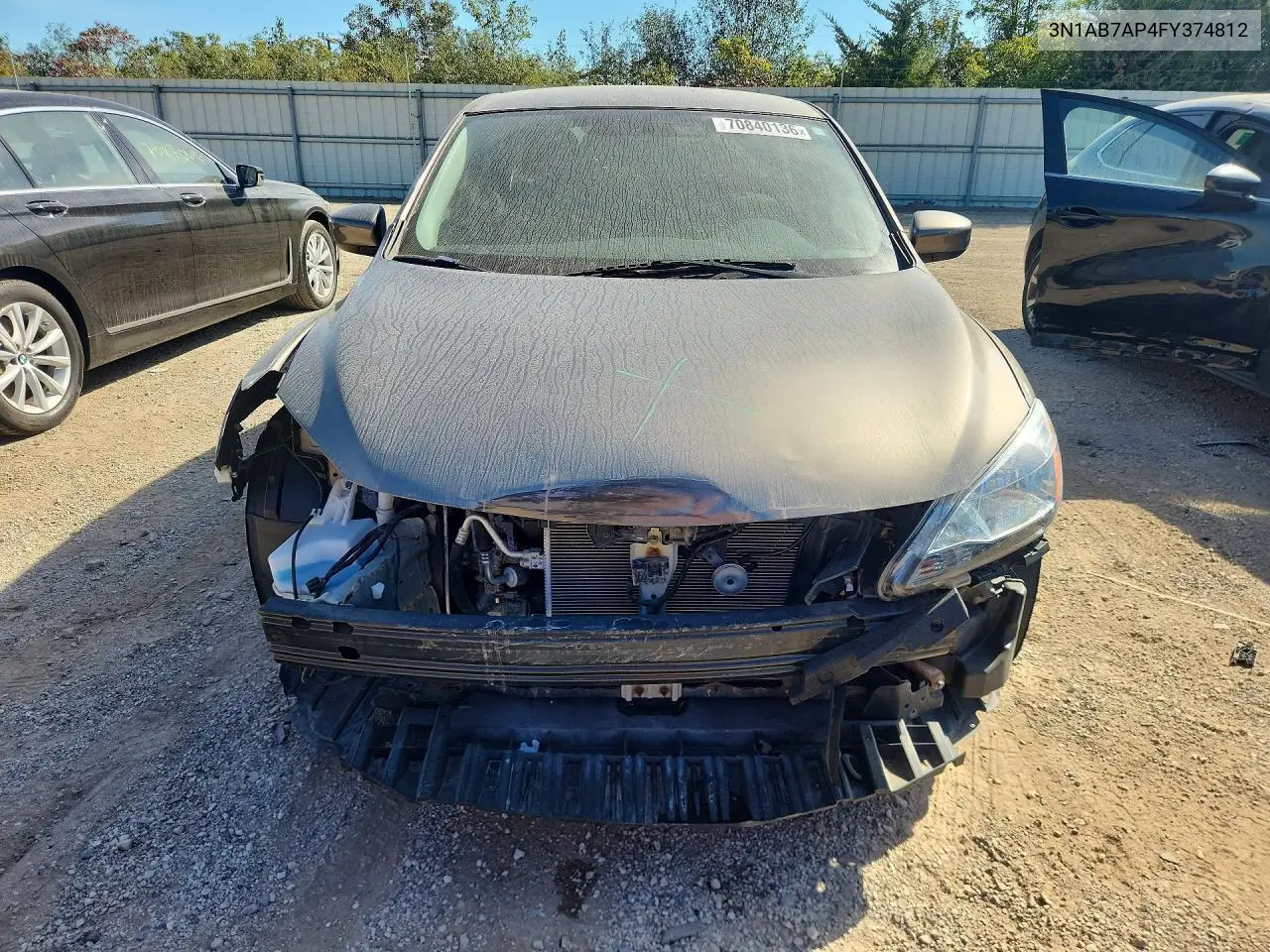 2015 NISSAN SENTRA VIN 3N1AB7AP4FY374812 — фото 5