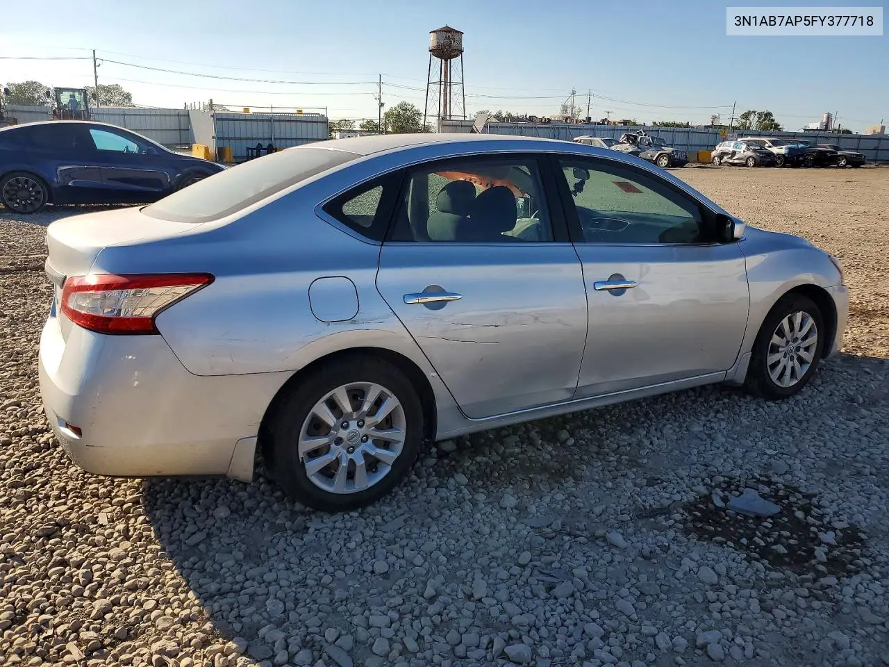 2015 NISSAN SENTRA VIN 3N1AB7AP5FY377718 — фото 3