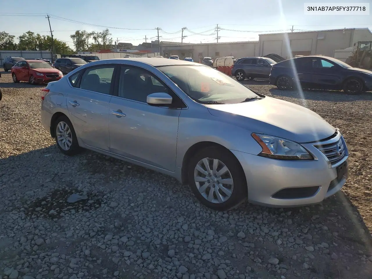 2015 NISSAN SENTRA VIN 3N1AB7AP5FY377718 — фото 4