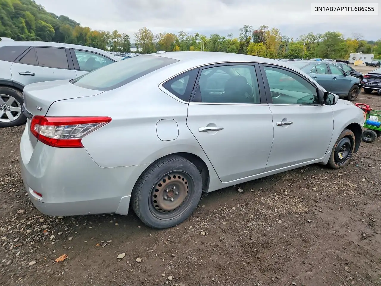 2015 NISSAN SENTRA VIN 3N1AB7AP1FL686955 — фото 3