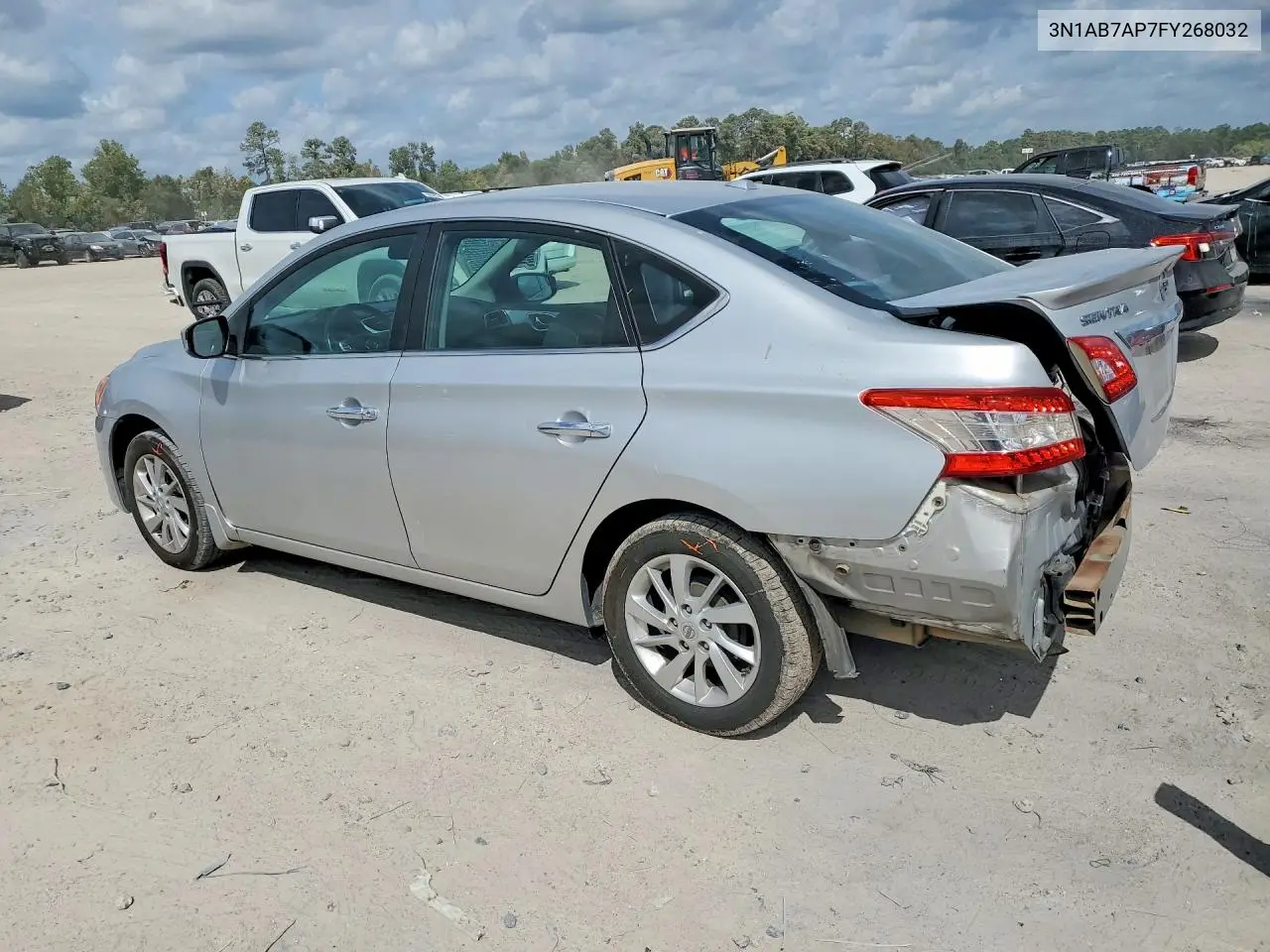 2015 NISSAN SENTRA VIN 3N1AB7AP7FY268032 — фото 2