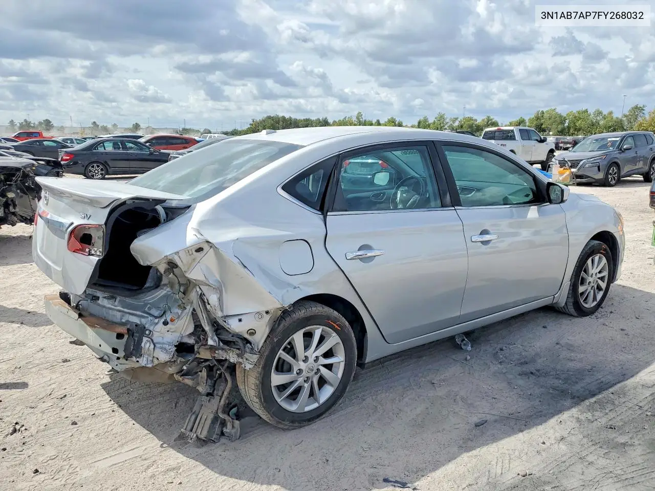 2015 NISSAN SENTRA VIN 3N1AB7AP7FY268032 — фото 3