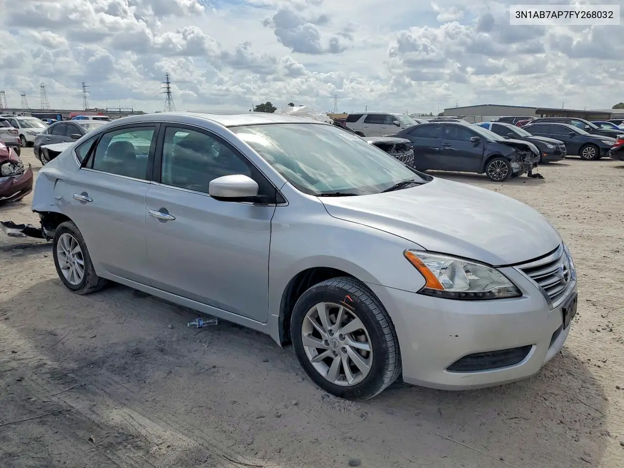 2015 NISSAN SENTRA VIN 3N1AB7AP7FY268032 — фото 4