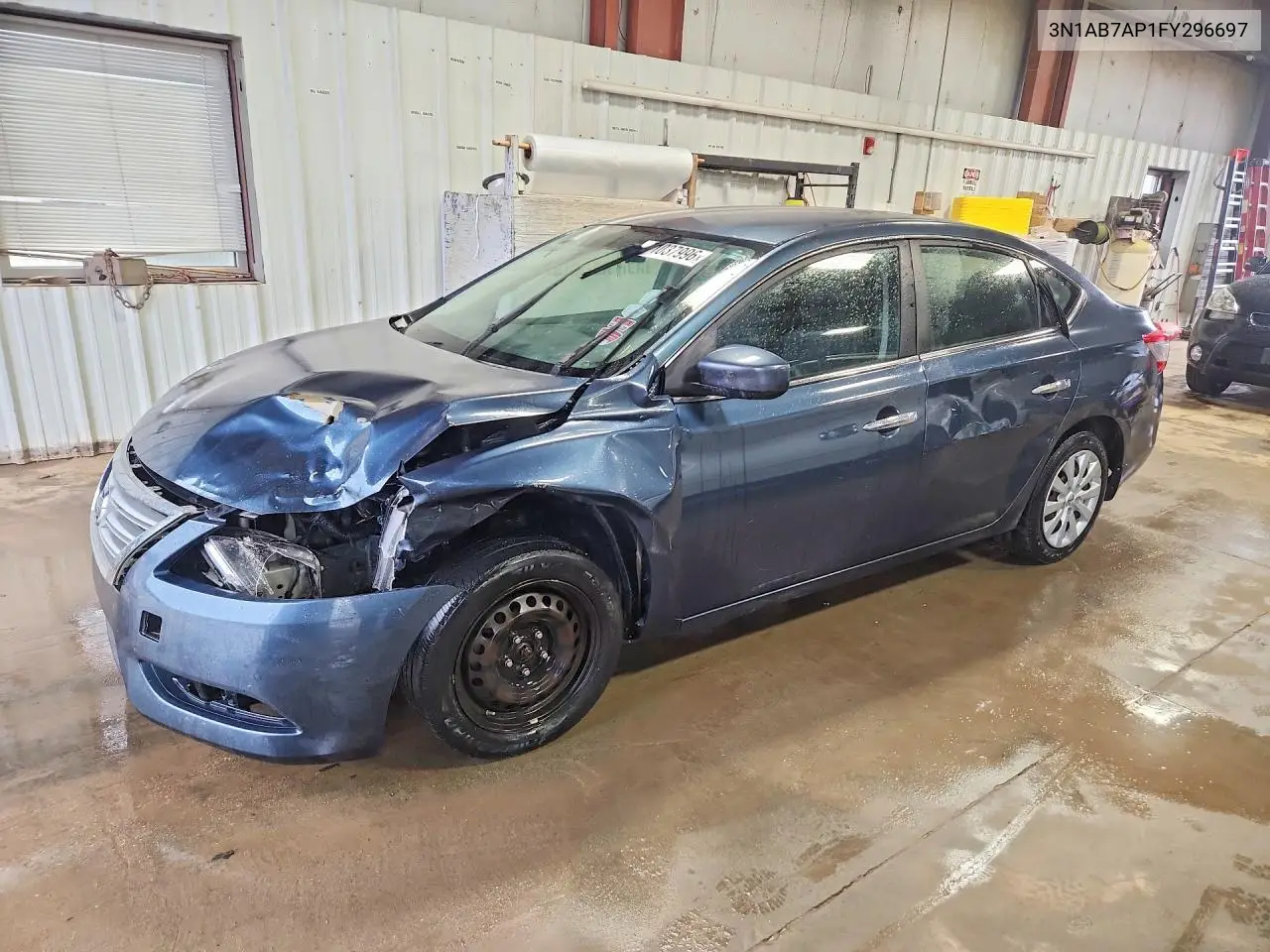 NISSAN SENTRA 2015, VIN 3N1AB7AP1FY296697
