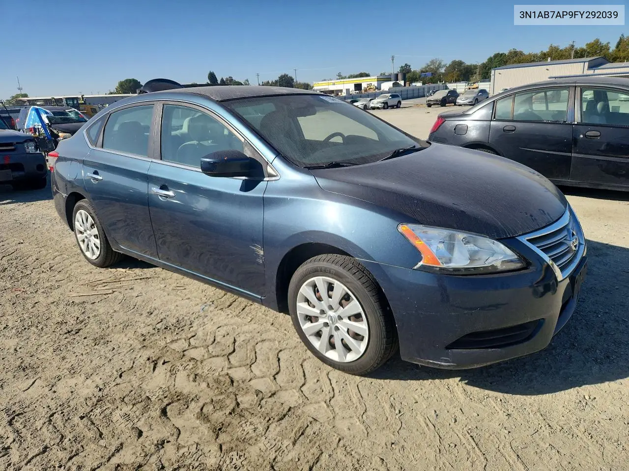 2015 NISSAN SENTRA VIN 3N1AB7AP9FY292039 — фото 4