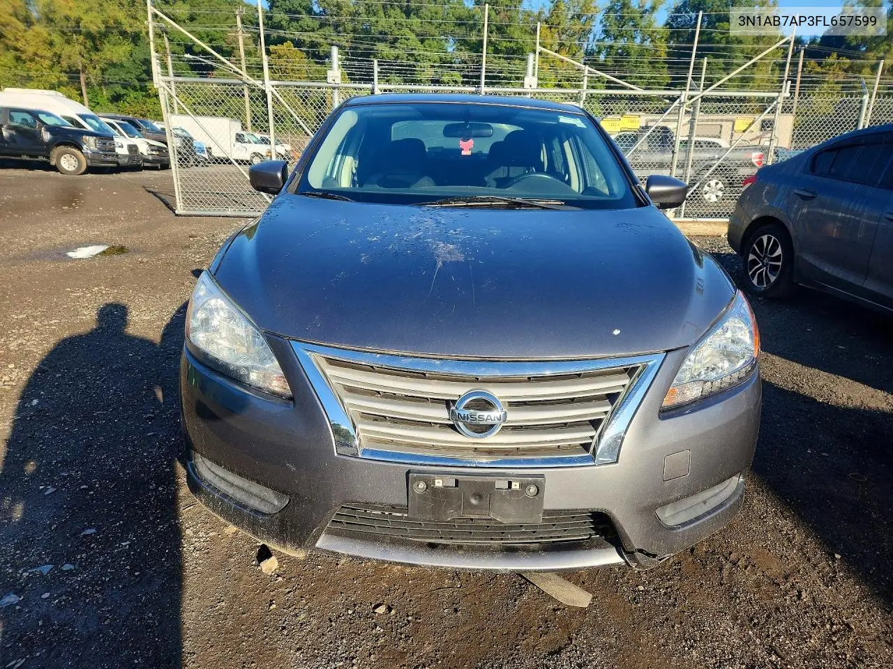 2015 NISSAN SENTRA VIN 3N1AB7AP3FL657599 — фото 5