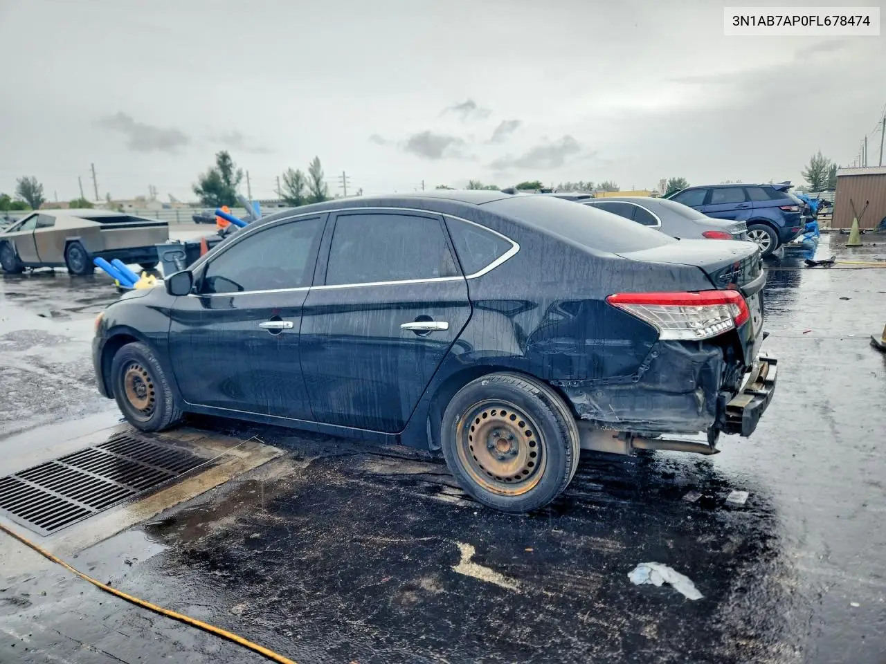 2015 NISSAN SENTRA VIN 3N1AB7AP0FL678474 — фото 2