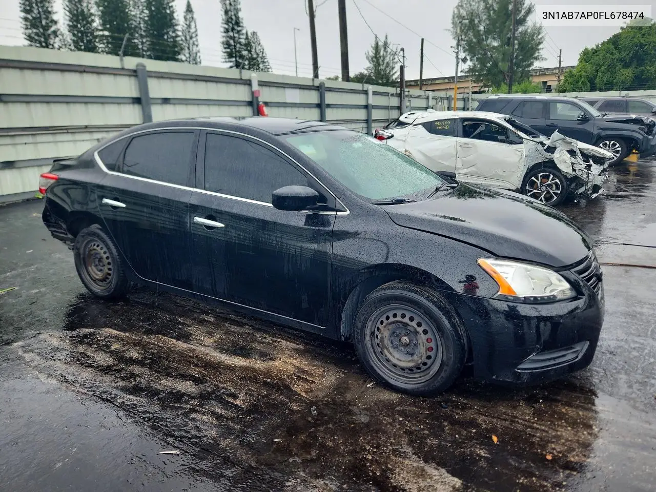 2015 NISSAN SENTRA VIN 3N1AB7AP0FL678474 — фото 4