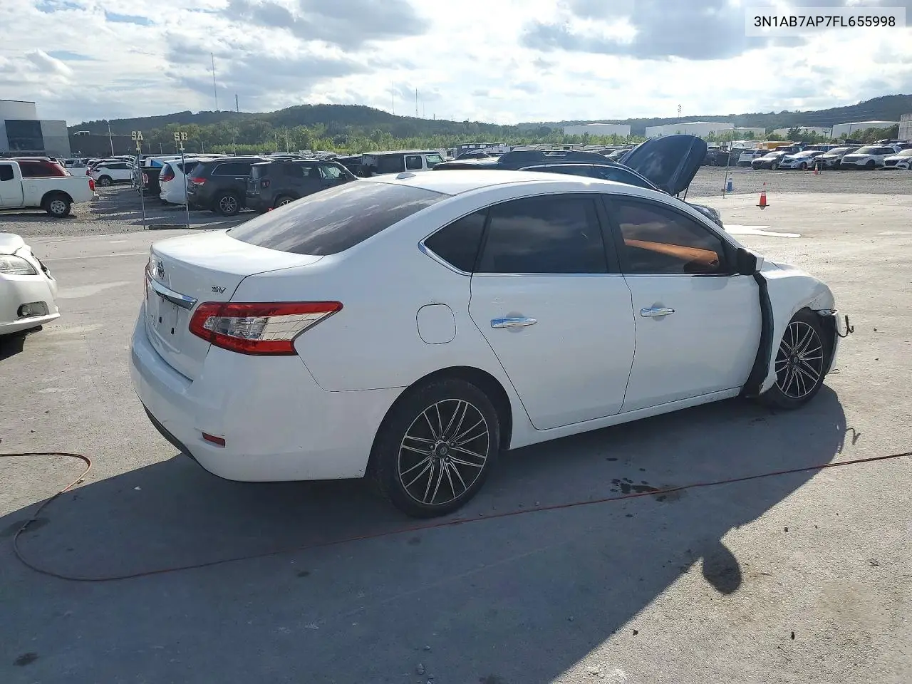 2015 NISSAN SENTRA VIN 3N1AB7AP7FL655998 — фото 3