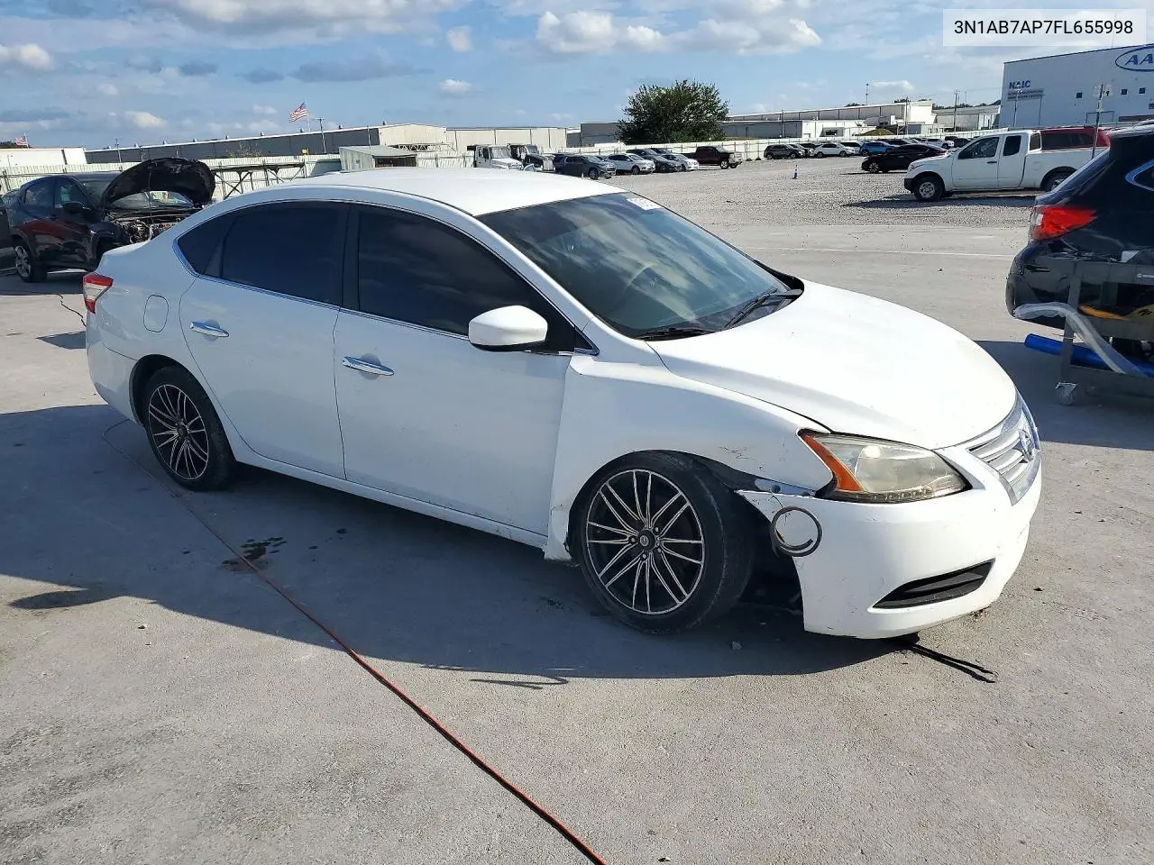 2015 NISSAN SENTRA VIN 3N1AB7AP7FL655998 — фото 4