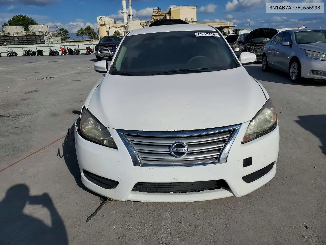 2015 NISSAN SENTRA VIN 3N1AB7AP7FL655998 — фото 5