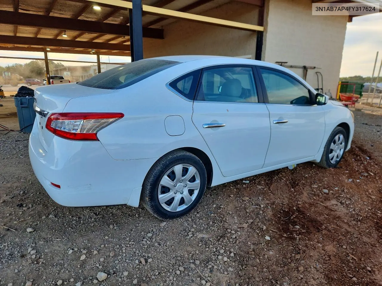 2015 NISSAN SENTRA VIN 3N1AB7AP4FY317624 — фото 3
