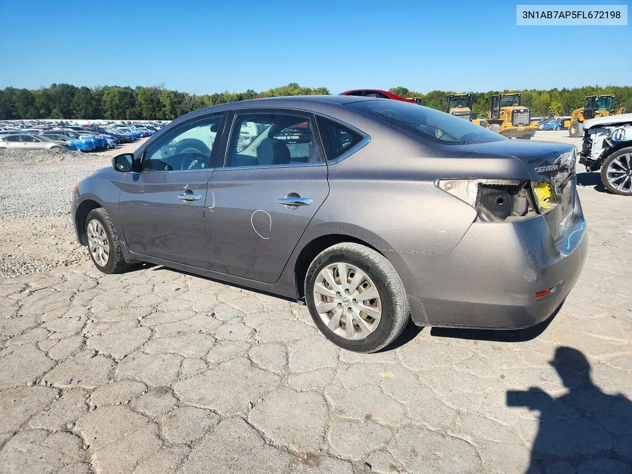 2015 NISSAN SENTRA VIN 3N1AB7AP5FL672198 — фото 2