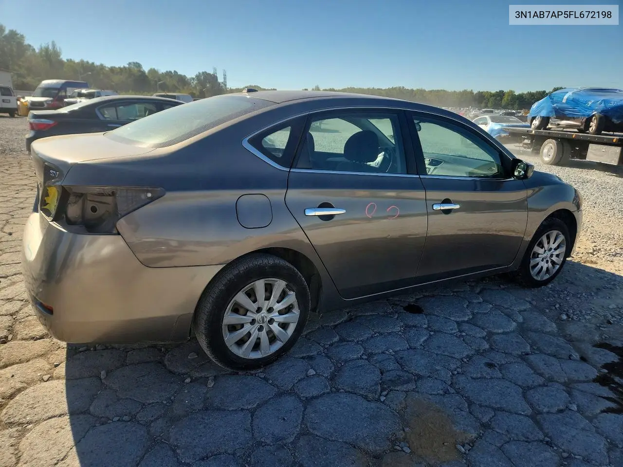 2015 NISSAN SENTRA VIN 3N1AB7AP5FL672198 — фото 3
