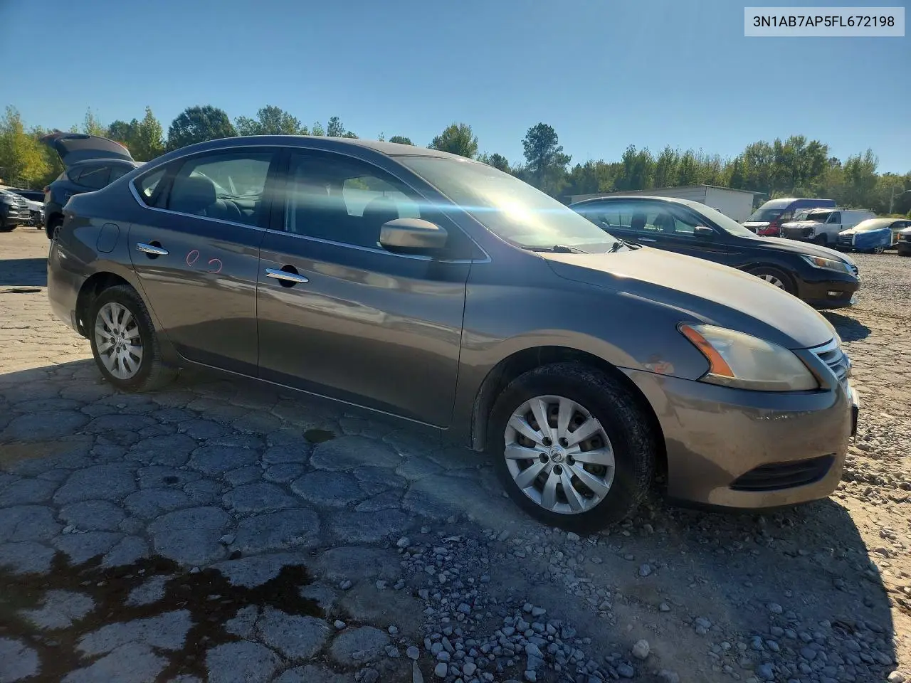 2015 NISSAN SENTRA VIN 3N1AB7AP5FL672198 — фото 4