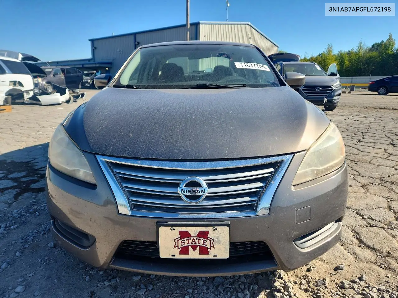 2015 NISSAN SENTRA VIN 3N1AB7AP5FL672198 — фото 5