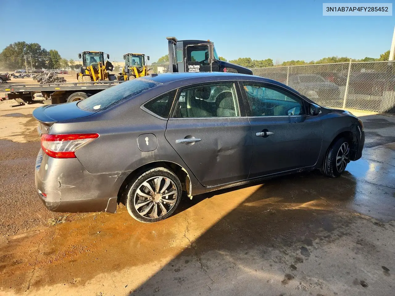 2015 NISSAN SENTRA VIN 3N1AB7AP4FY285452 — фото 3