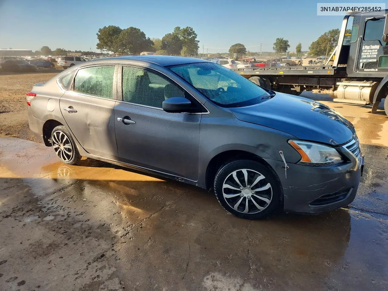 2015 NISSAN SENTRA VIN 3N1AB7AP4FY285452 — фото 4