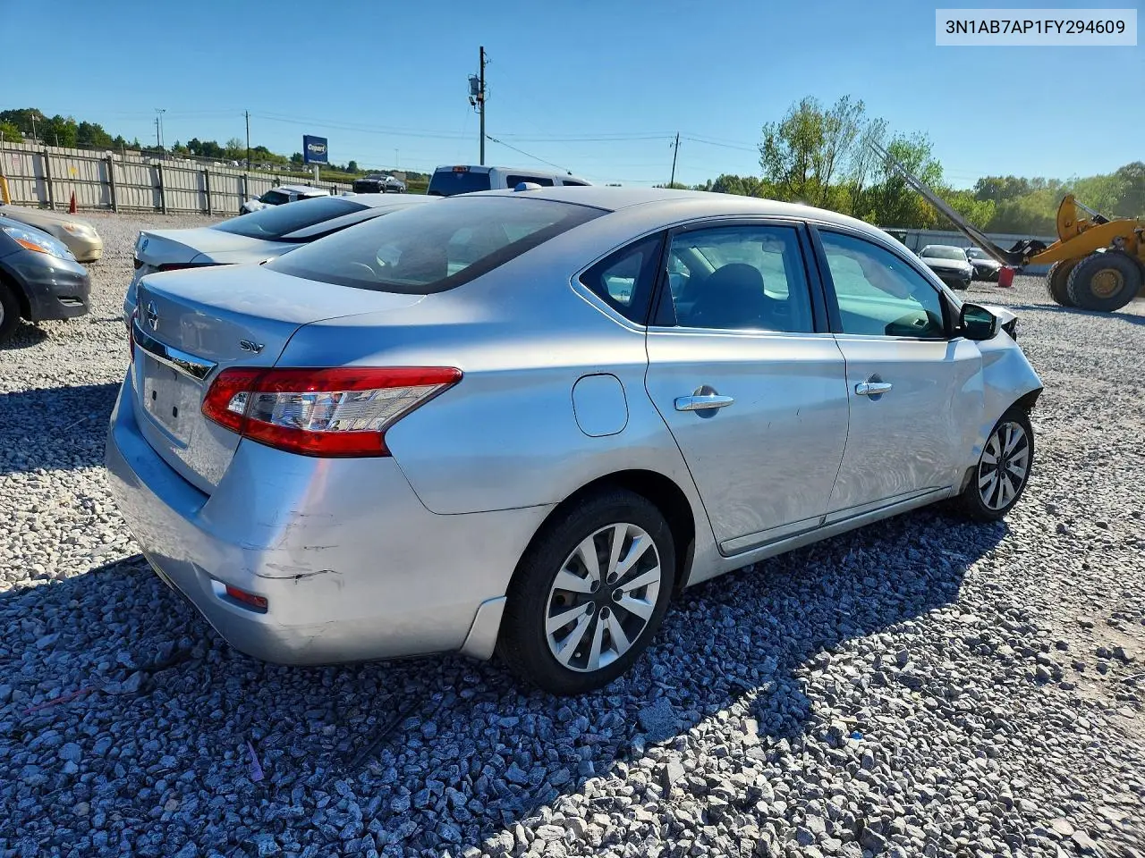 2015 NISSAN SENTRA VIN 3N1AB7AP1FY294609 — фото 3
