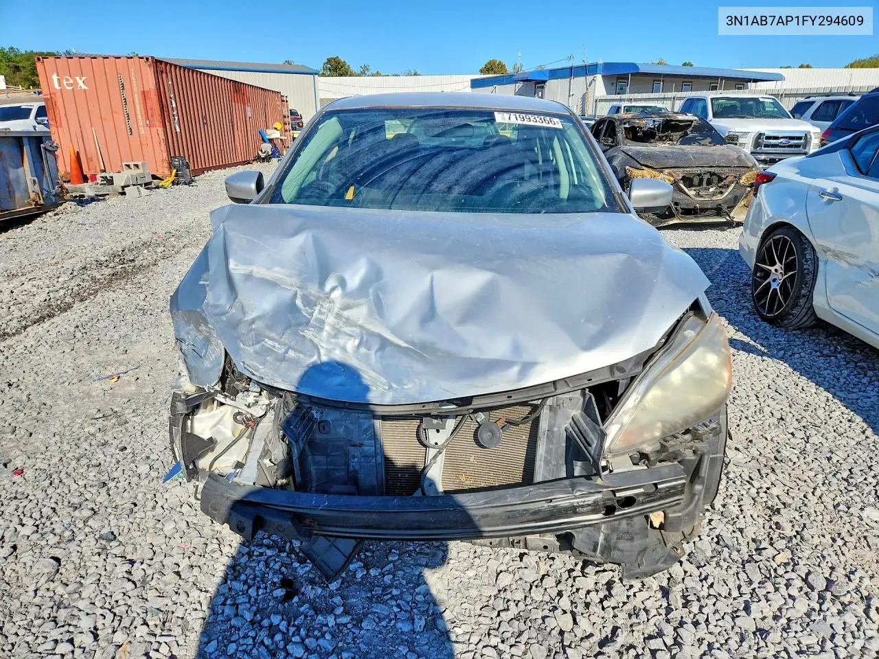 2015 NISSAN SENTRA VIN 3N1AB7AP1FY294609 — фото 5