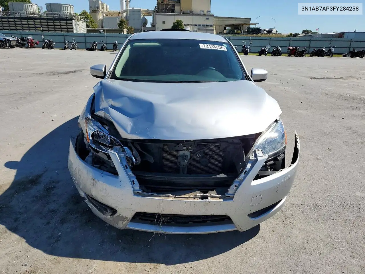 2015 NISSAN SENTRA VIN 3N1AB7AP3FY284258 — фото 5