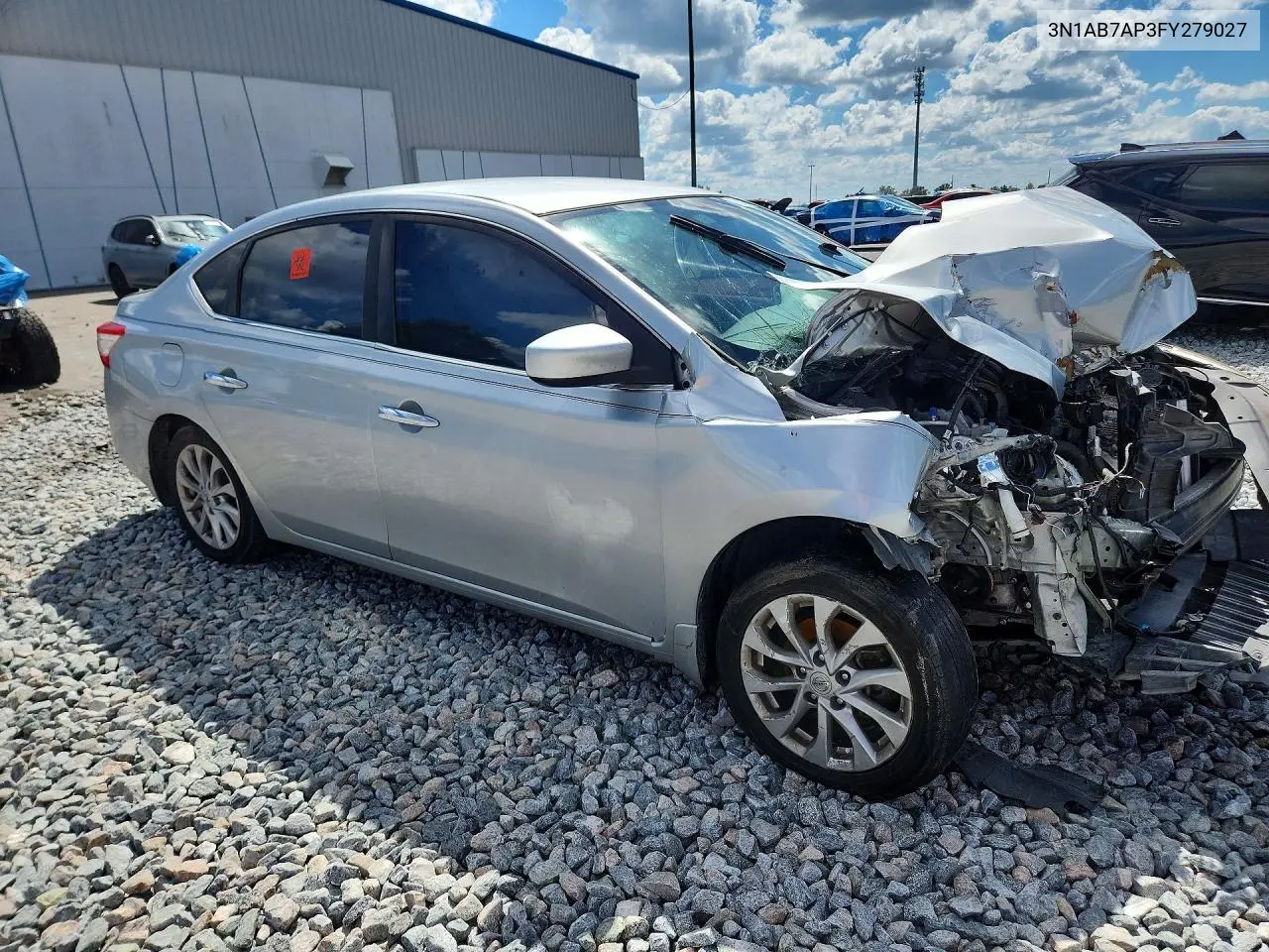 2015 NISSAN SENTRA VIN 3N1AB7AP3FY279027 — фото 4