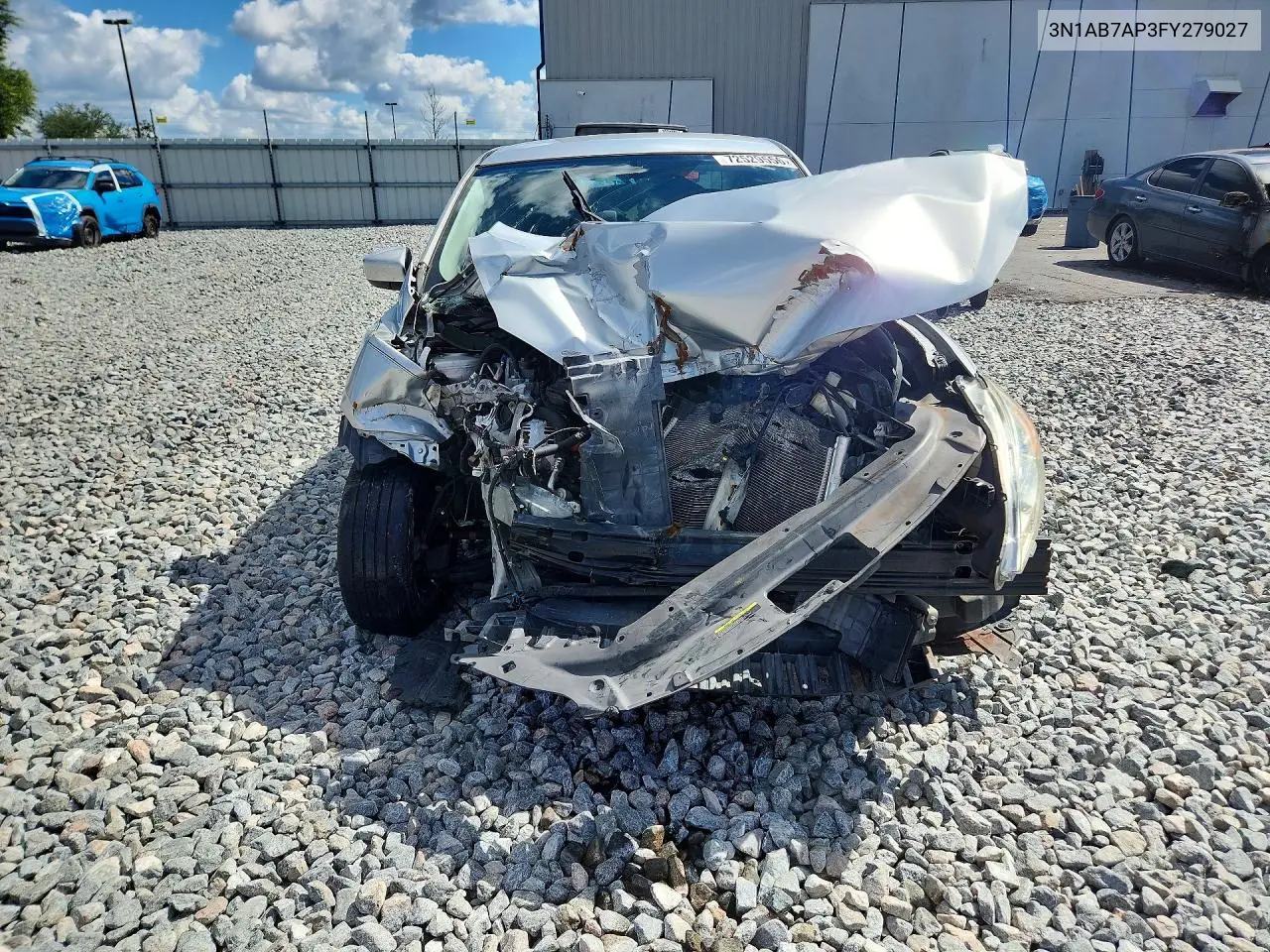 2015 NISSAN SENTRA VIN 3N1AB7AP3FY279027 — фото 5