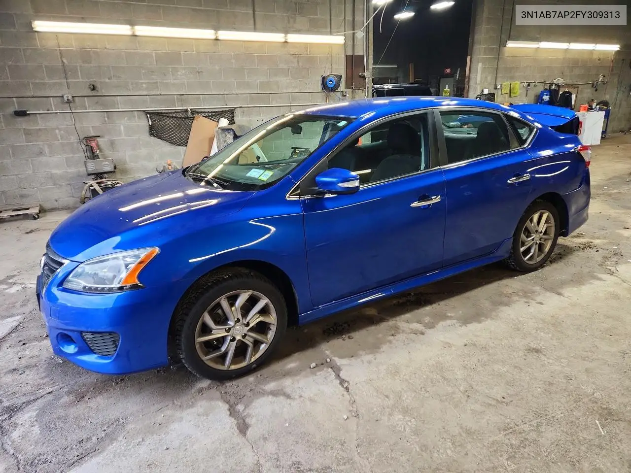 NISSAN SENTRA 2015, VIN 3N1AB7AP2FY309313