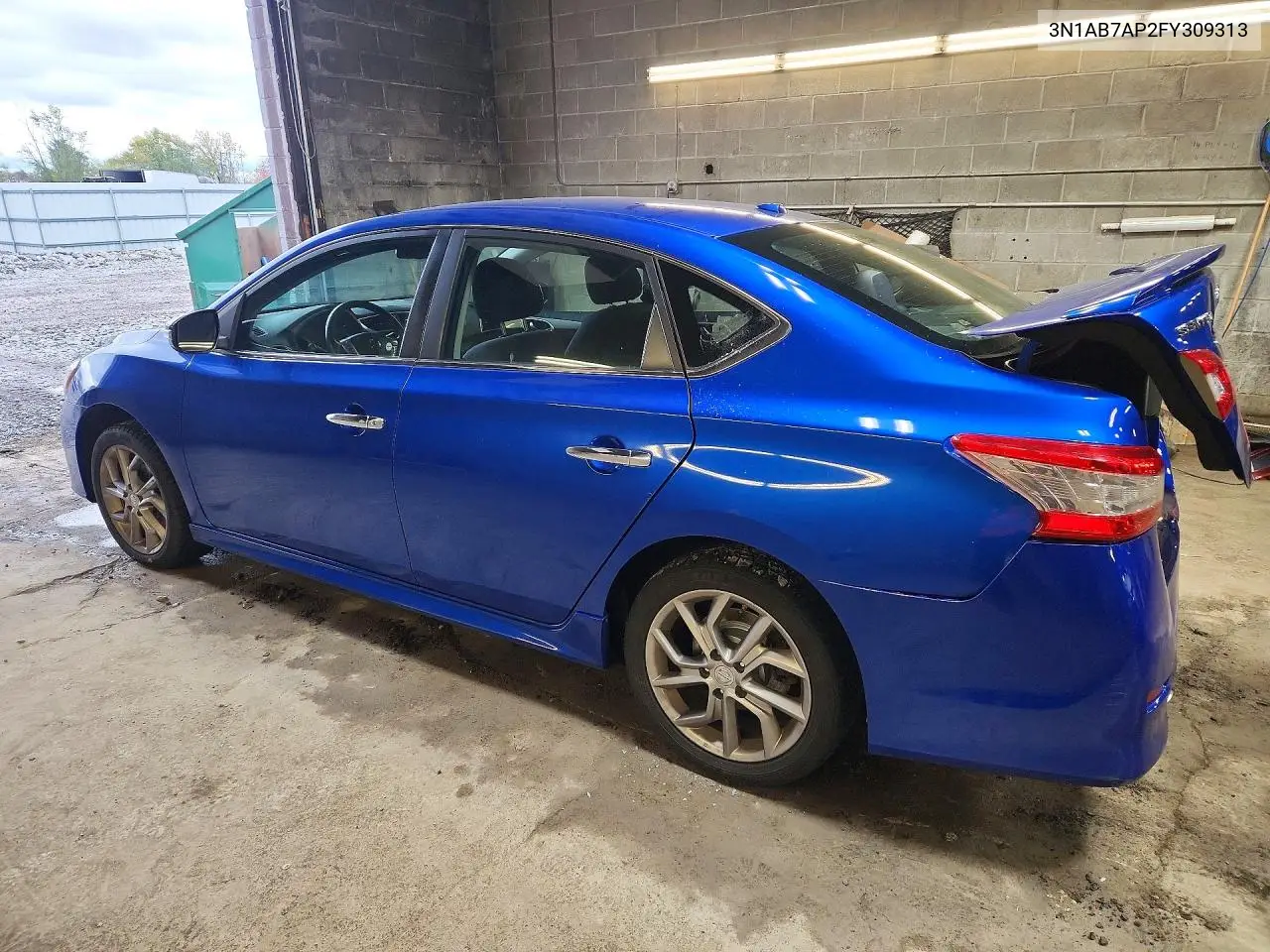 2015 NISSAN SENTRA VIN 3N1AB7AP2FY309313 — фото 2