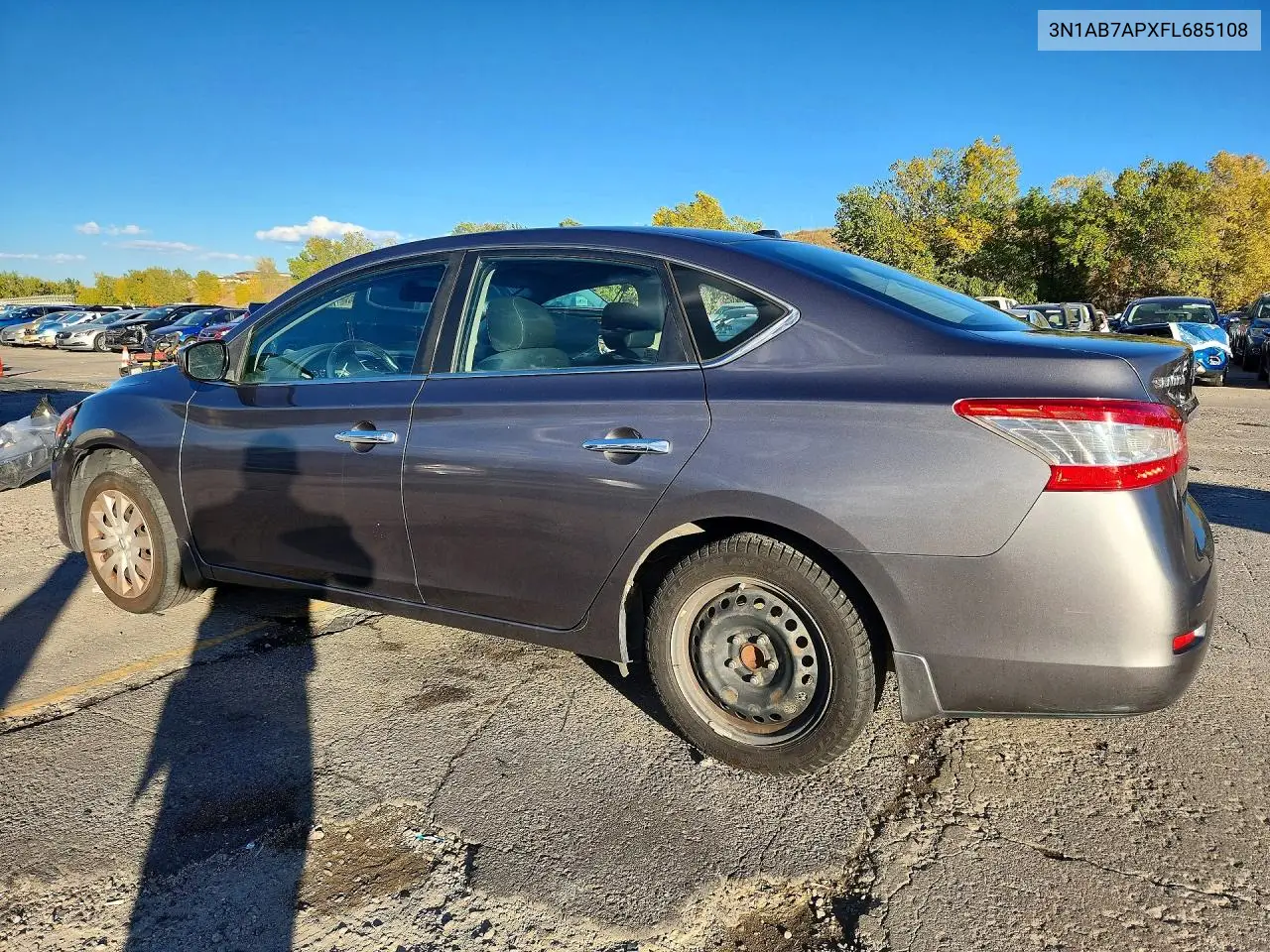 2015 NISSAN SENTRA VIN 3N1AB7APXFL685108 — фото 2