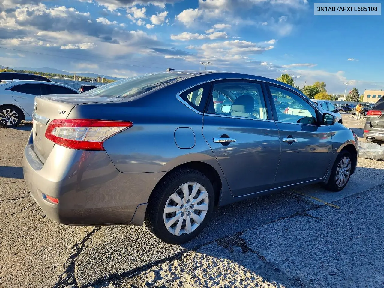 2015 NISSAN SENTRA VIN 3N1AB7APXFL685108 — фото 3