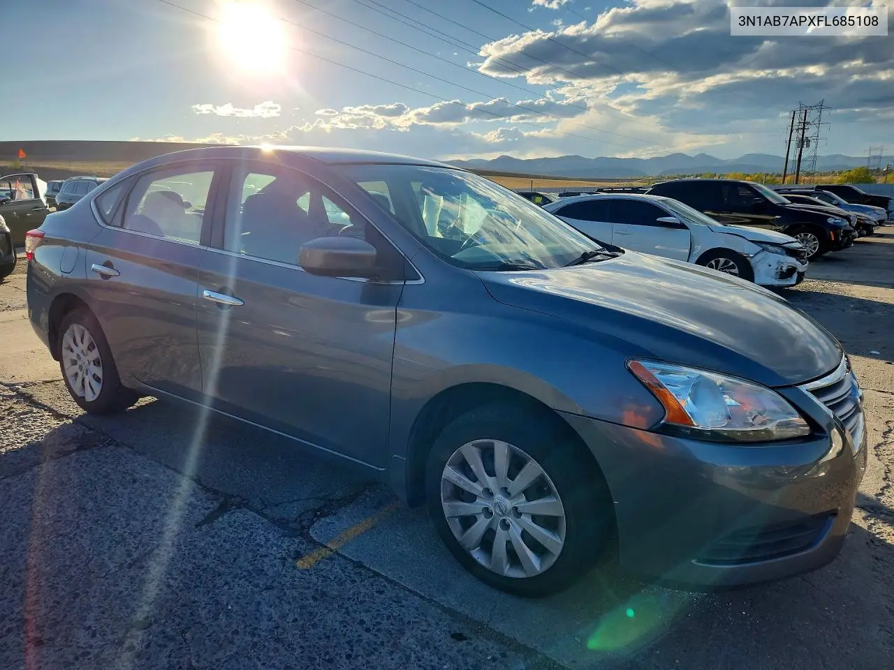 2015 NISSAN SENTRA VIN 3N1AB7APXFL685108 — фото 4
