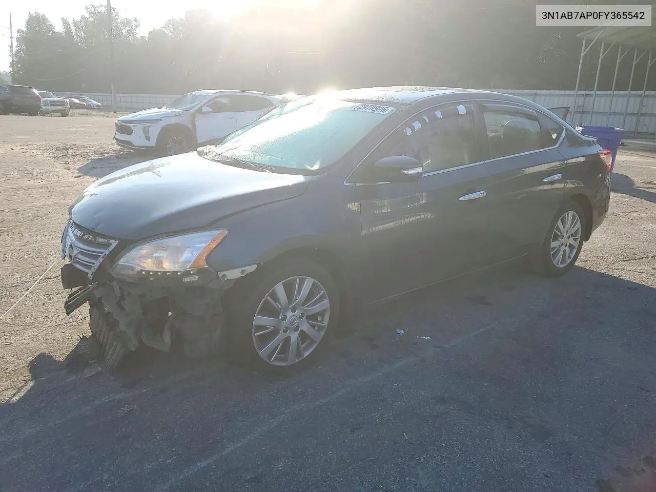 NISSAN SENTRA 2015, VIN 3N1AB7AP0FY365542