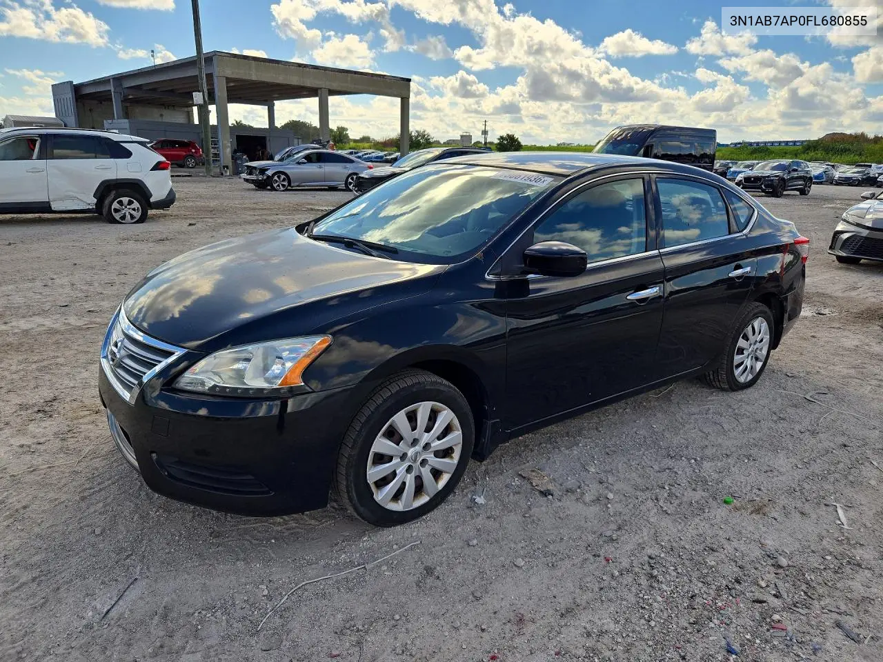 NISSAN SENTRA 2015, VIN 3N1AB7AP0FL680855