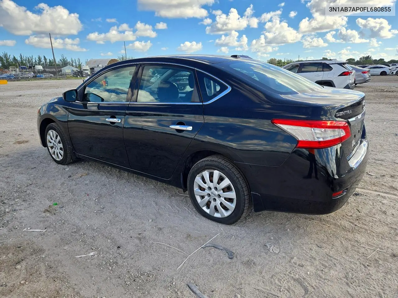 2015 NISSAN SENTRA VIN 3N1AB7AP0FL680855 — фото 2