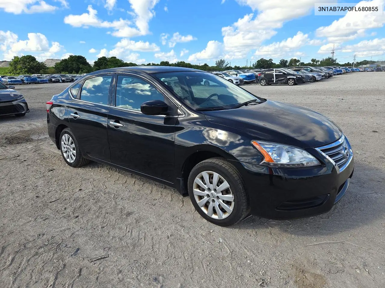 2015 NISSAN SENTRA VIN 3N1AB7AP0FL680855 — фото 4