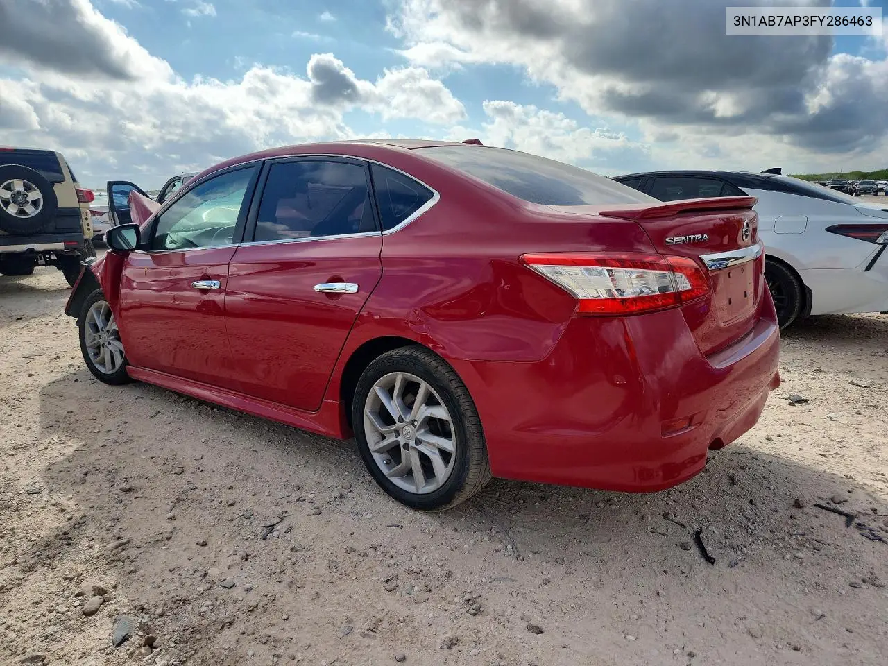 2015 NISSAN SENTRA VIN 3N1AB7AP3FY286463 — фото 2