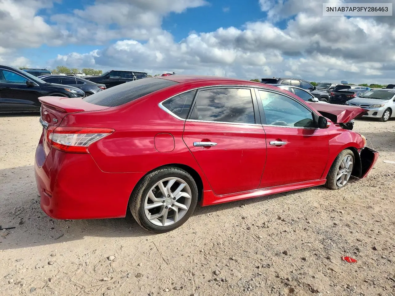 2015 NISSAN SENTRA VIN 3N1AB7AP3FY286463 — фото 3