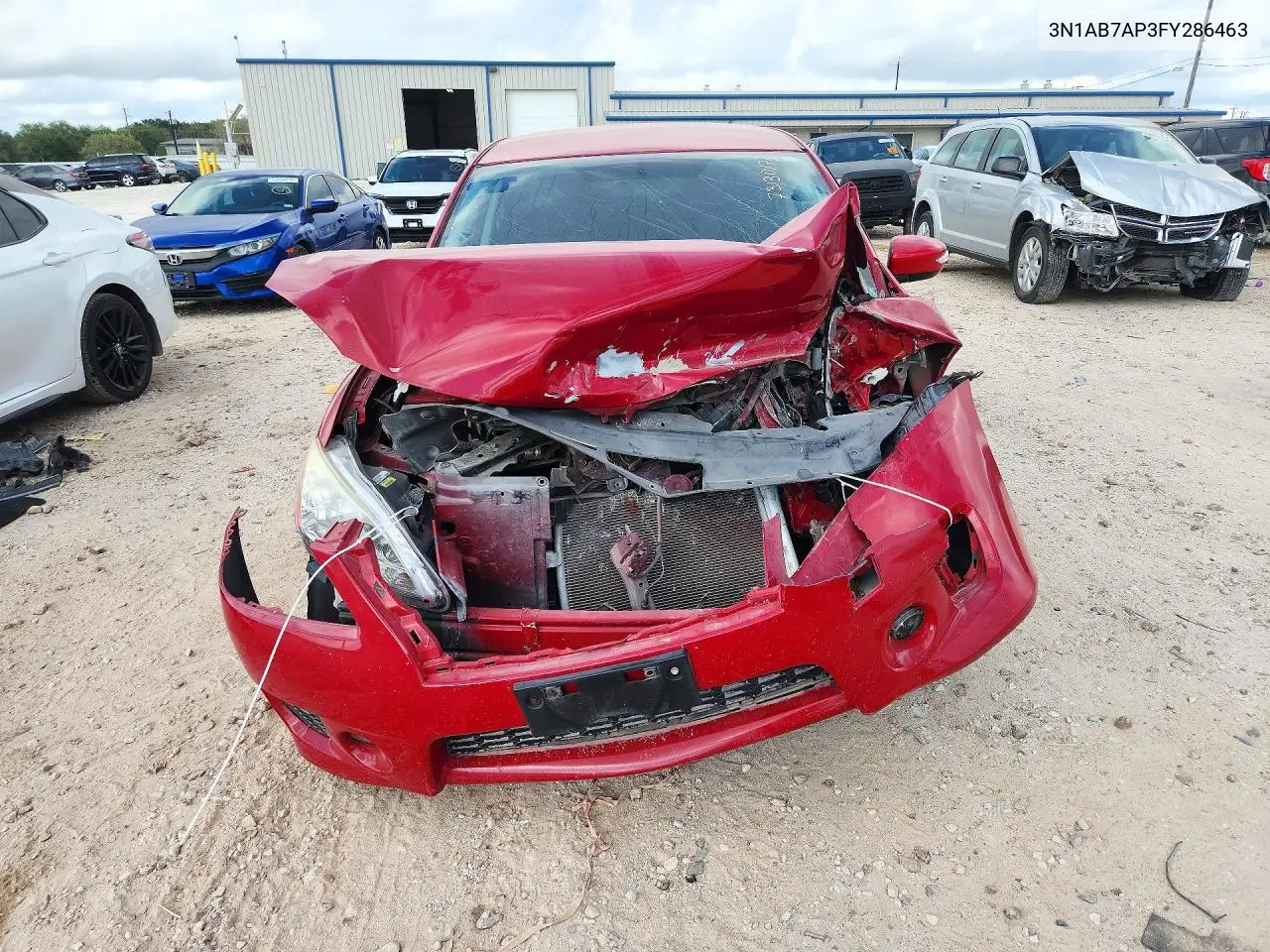 2015 NISSAN SENTRA VIN 3N1AB7AP3FY286463 — фото 5