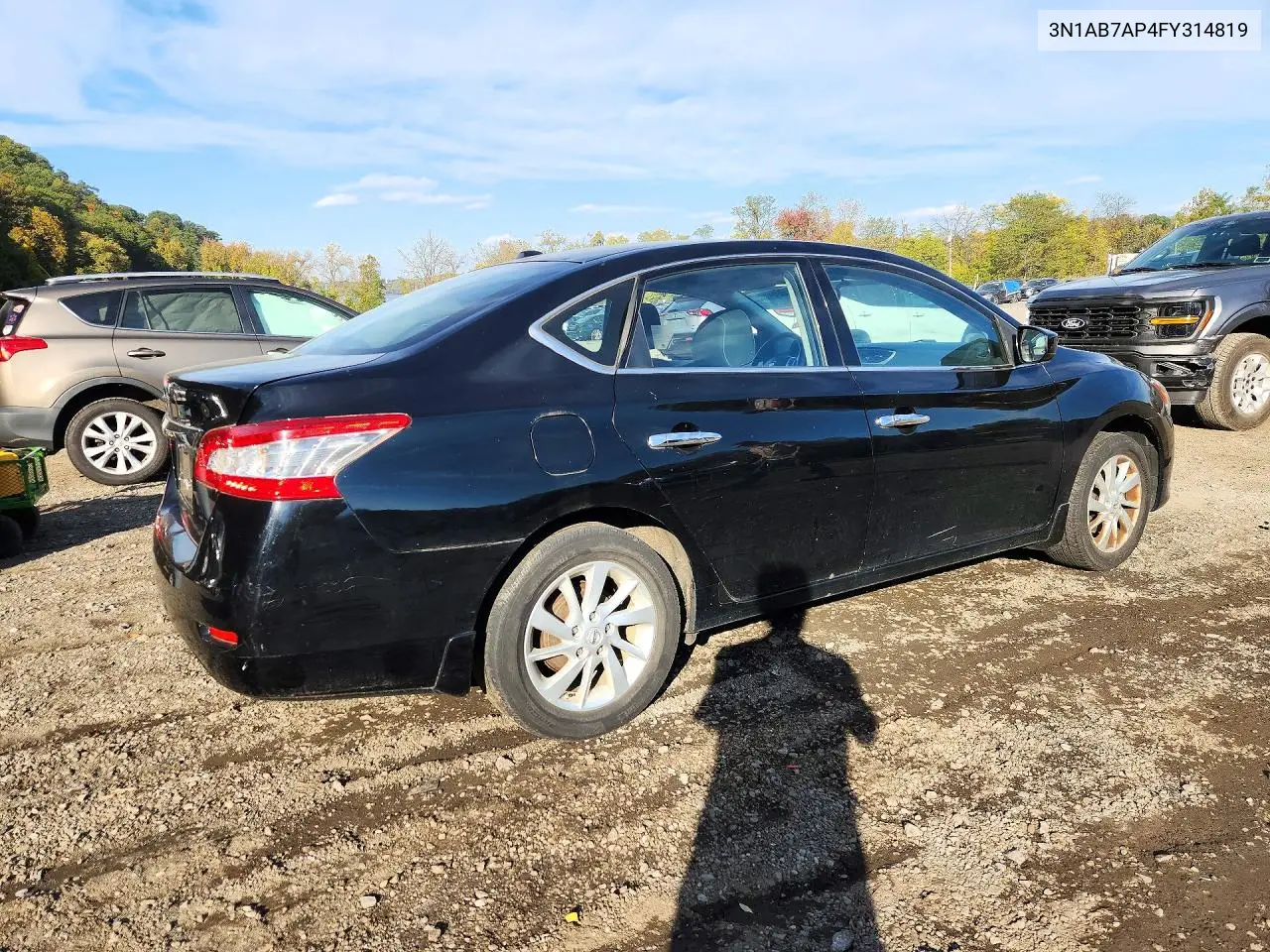 2015 NISSAN SENTRA VIN 3N1AB7AP4FY314819 — фото 3