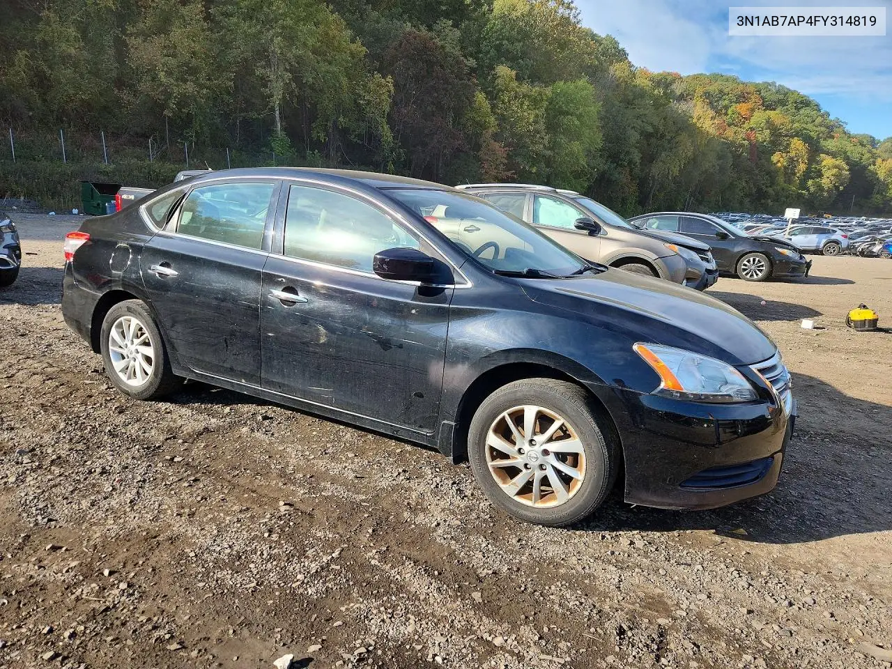 2015 NISSAN SENTRA VIN 3N1AB7AP4FY314819 — фото 4