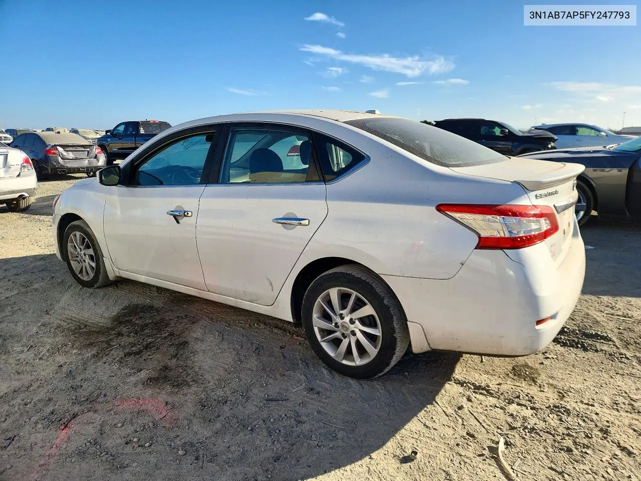2015 NISSAN SENTRA VIN 3N1AB7AP5FY247793 — фото 2
