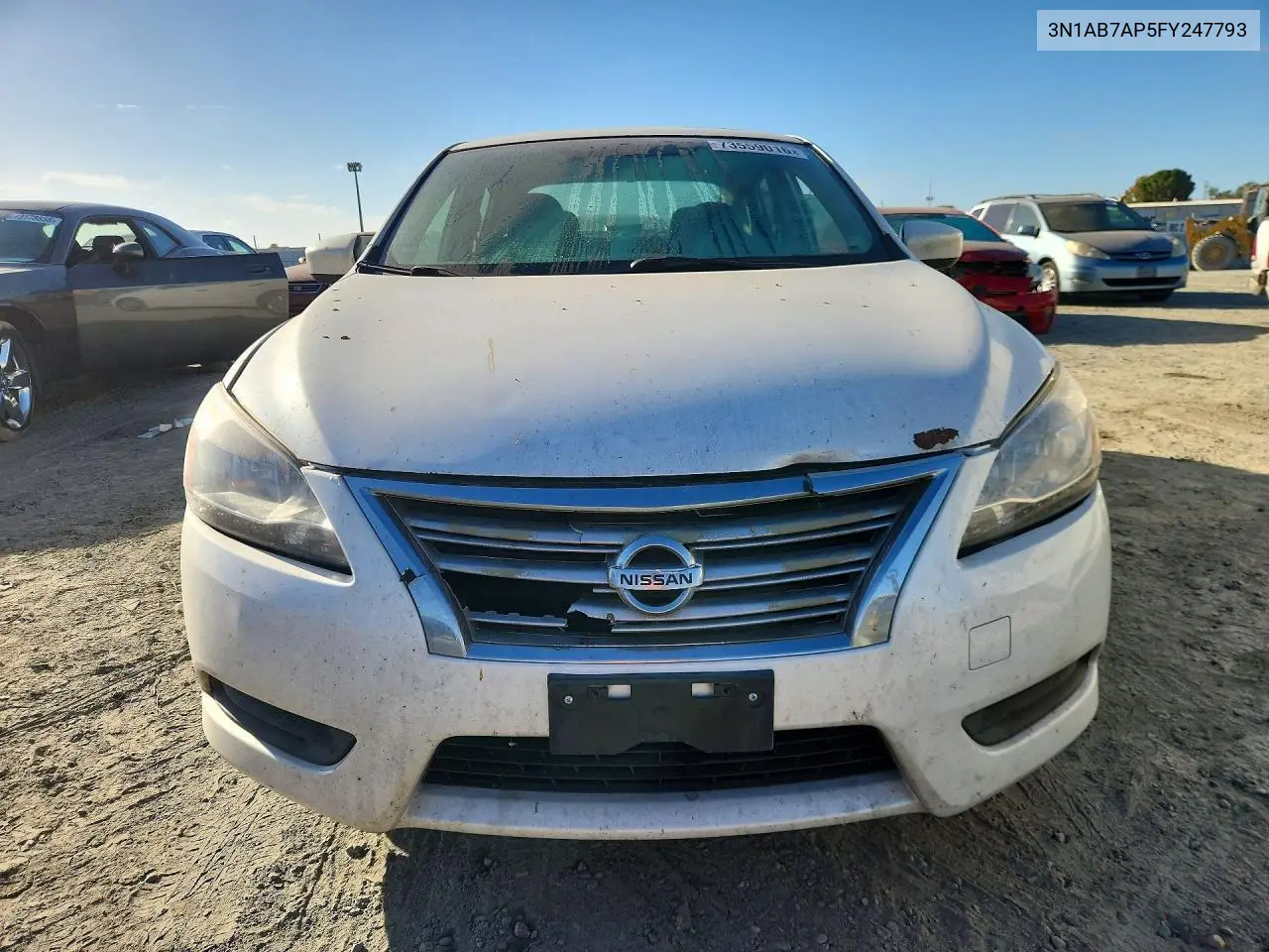 2015 NISSAN SENTRA VIN 3N1AB7AP5FY247793 — фото 5