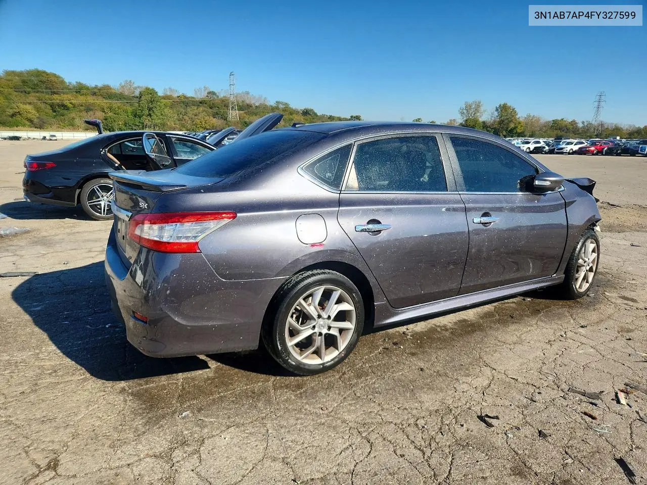 2015 NISSAN SENTRA VIN 3N1AB7AP4FY327599 — фото 3
