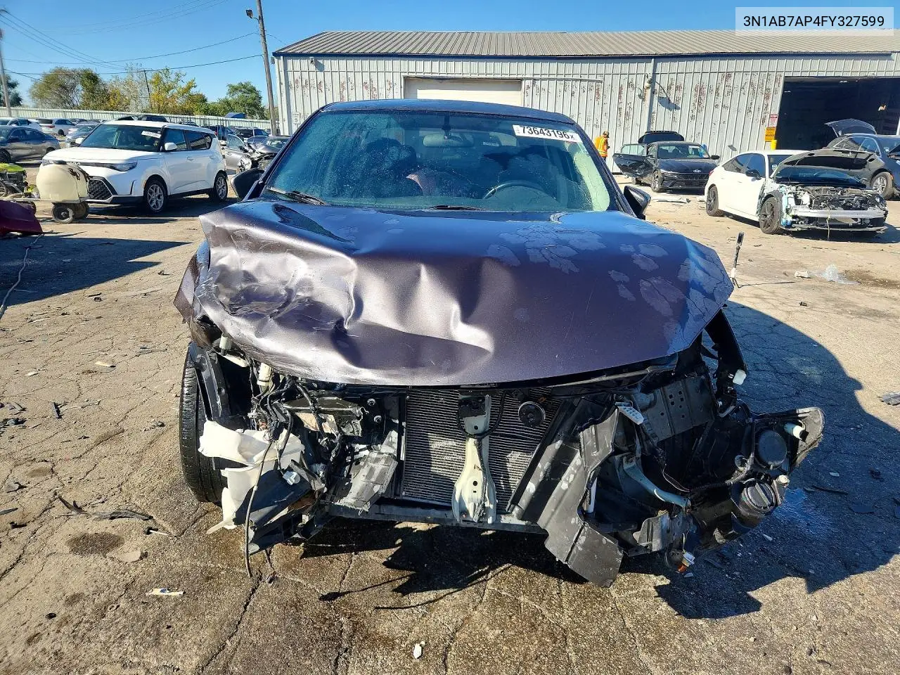 2015 NISSAN SENTRA VIN 3N1AB7AP4FY327599 — фото 5