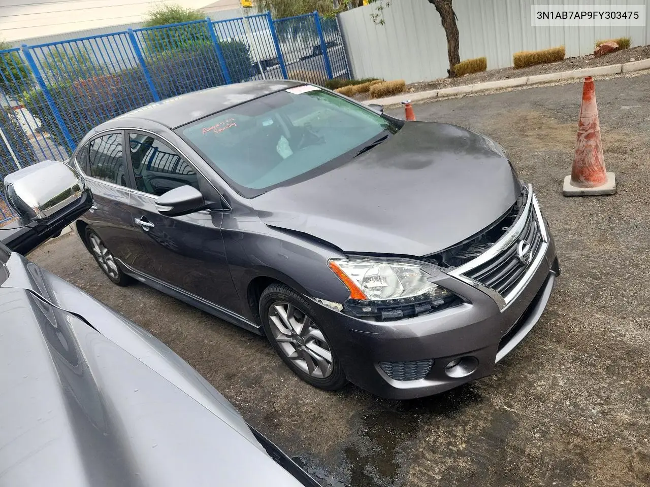 2015 NISSAN SENTRA VIN 3N1AB7AP9FY303475 — фото 4