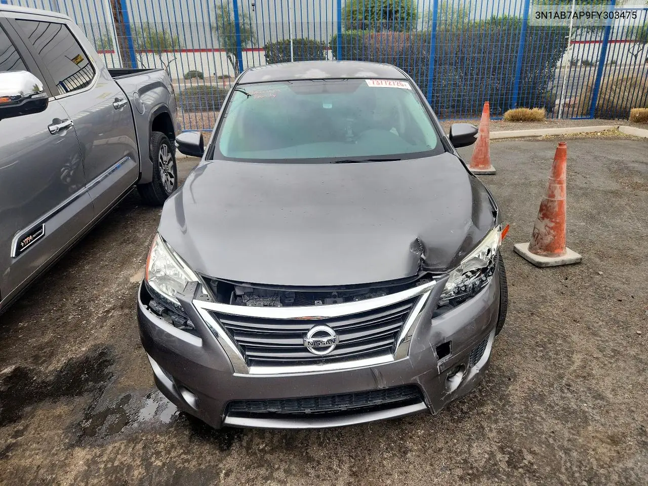 2015 NISSAN SENTRA VIN 3N1AB7AP9FY303475 — фото 5