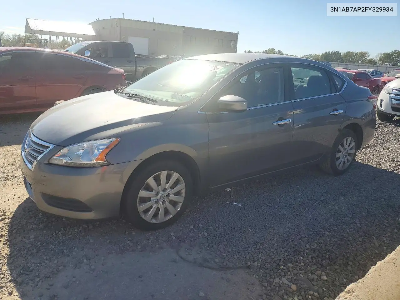NISSAN SENTRA 2015, VIN 3N1AB7AP2FY329934